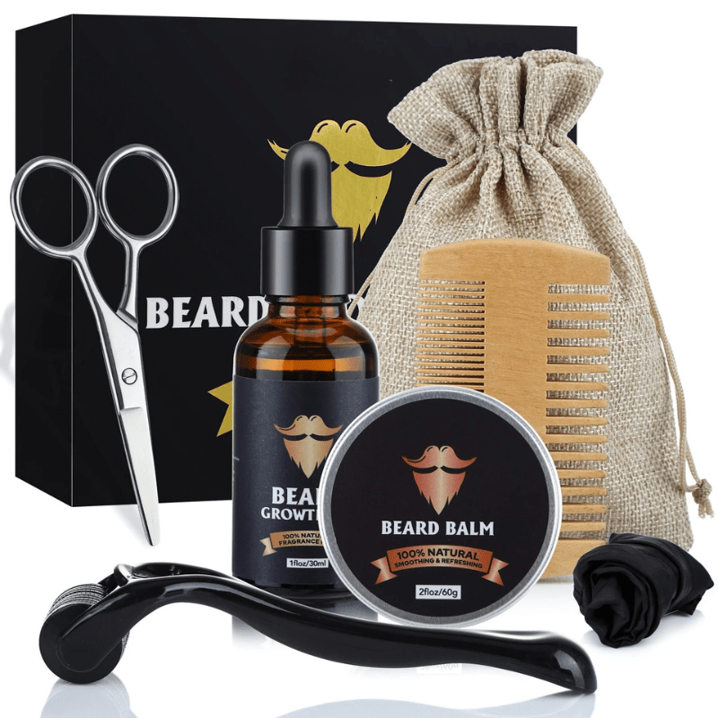 Männer Bartpflege Set Starker Bart Pflege und Styling Essentials 9