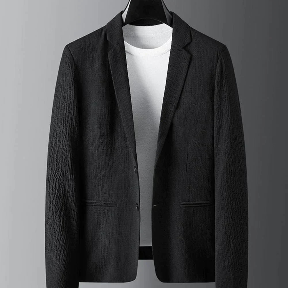 Herren Anzug Zweiteilig Lässig Blazer und Hose Hochwertige Stoffe-4