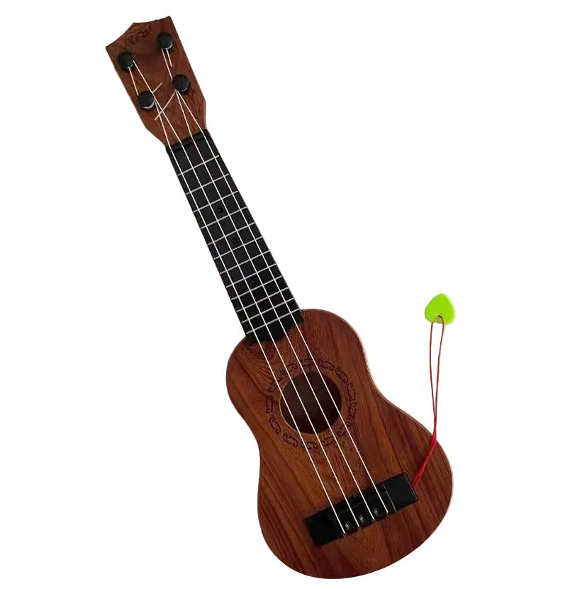 Mini Akustik-Ukulele Kompakt für Anfänger und Musiker 0
