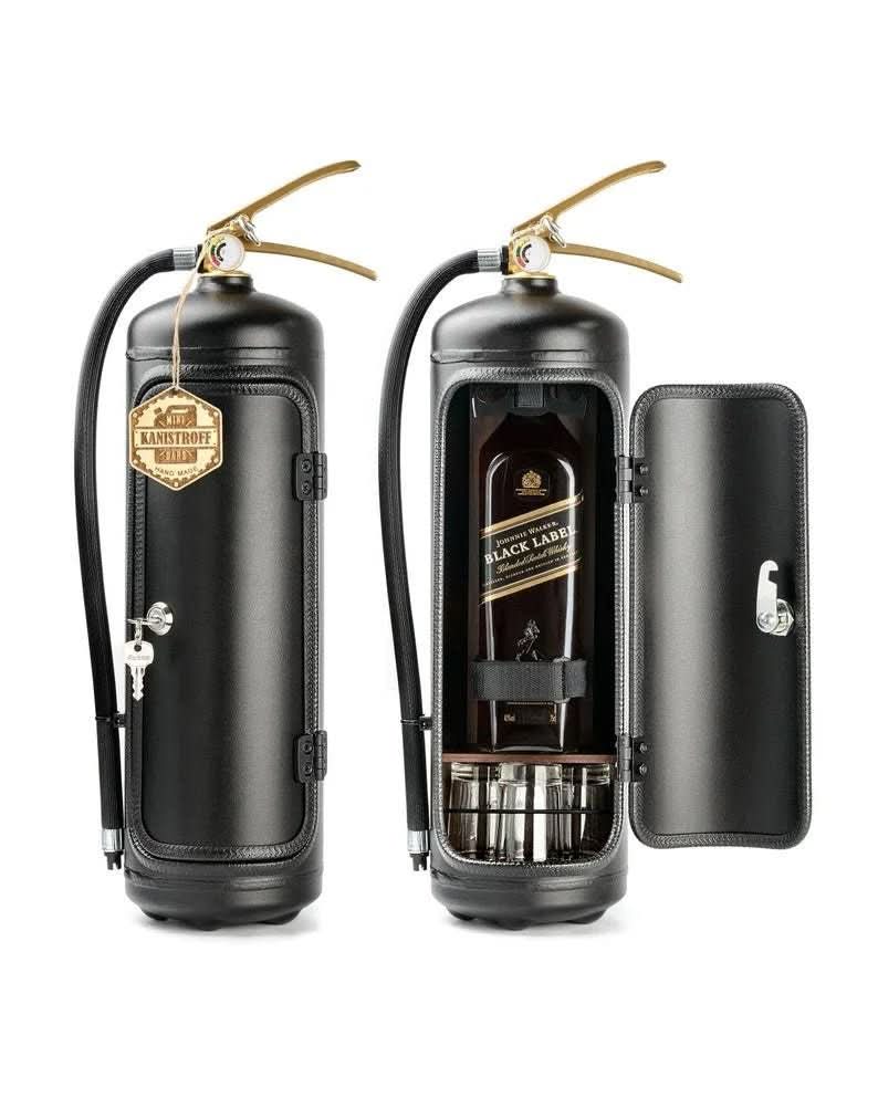 Mini Bar im Feuerlöscher-Design für kreative Getränkeaufbewahrung 4