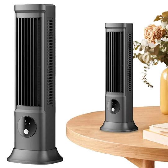 Mini Tischventilator Leise Mit Wiederaufladbarer Klimaanlage Und Drei Geschwindigkeitsstufen 3