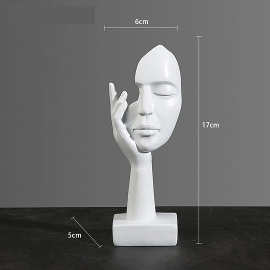 Miniaturfigur mit menschlichem Gesicht für Zuhause und Büro 12