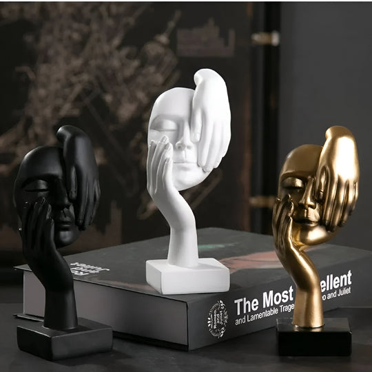 Moderne Abstrakte Denker-Skulptur für Zuhause und Büro 1