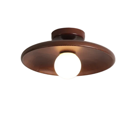Moderne Deckenlampe Holz Kugel Hängelampe für Wohnzimmer - Minimalistische LED Deckenleuchte 9