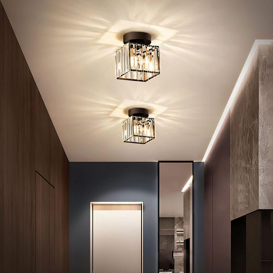 Moderne Deckenleuchte mit Kristall-Design für Wohnzimmer und Schlafzimmer 5