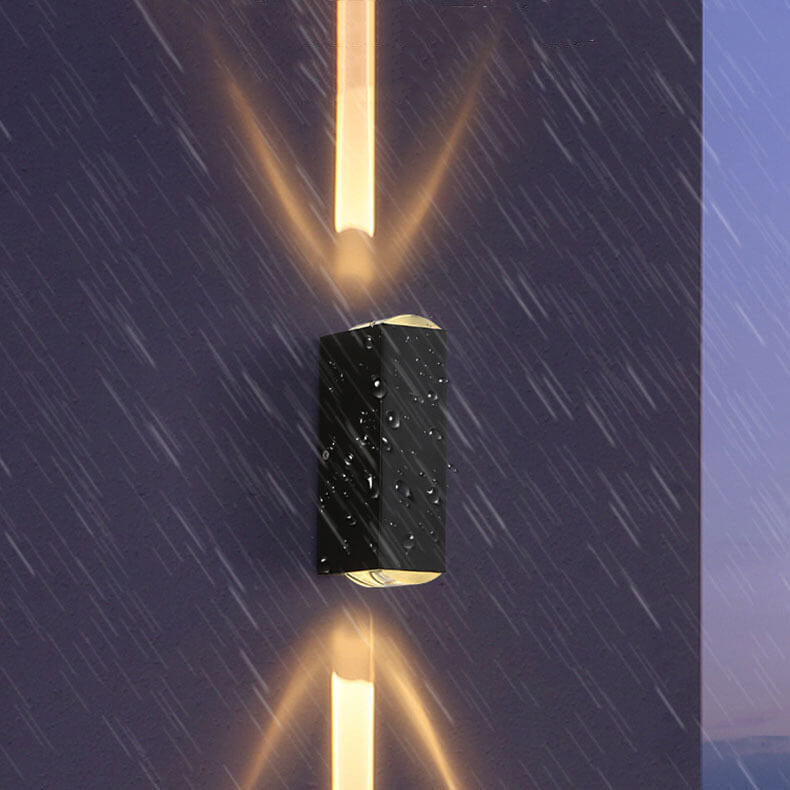 Moderne LED-Wandleuchte für den Außenbereich 9