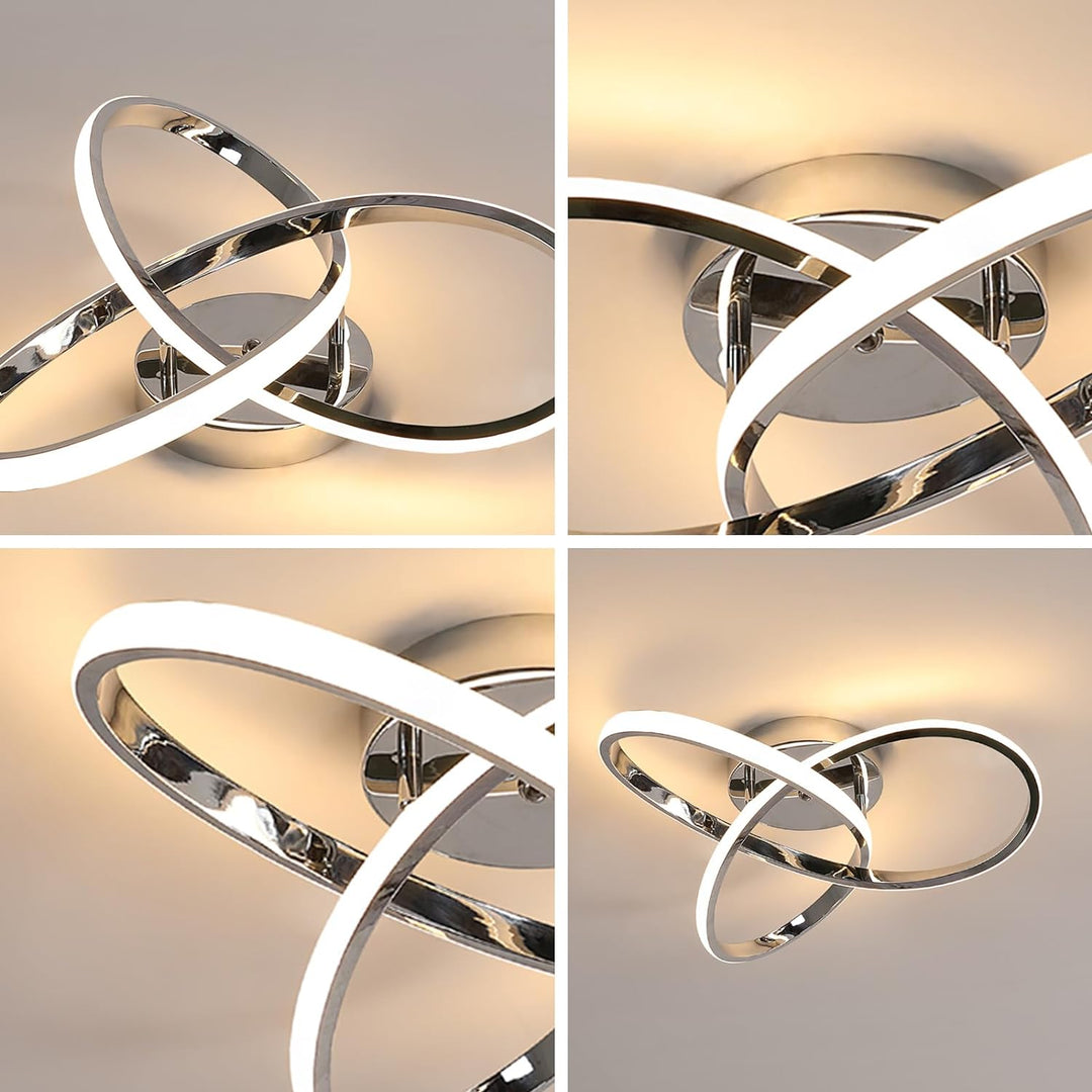 Moderne LED Deckenleuchte Blumendesign für Wohnzimmer und Wohnräume 2