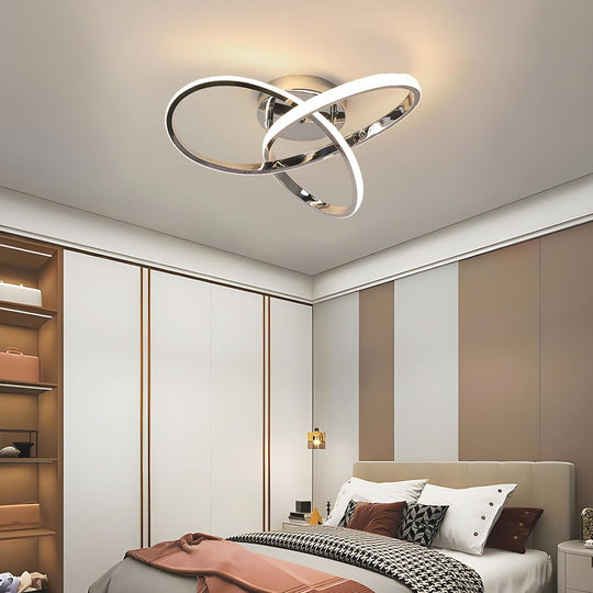 Moderne LED Deckenleuchte Blumendesign für Wohnzimmer und Wohnräume 5