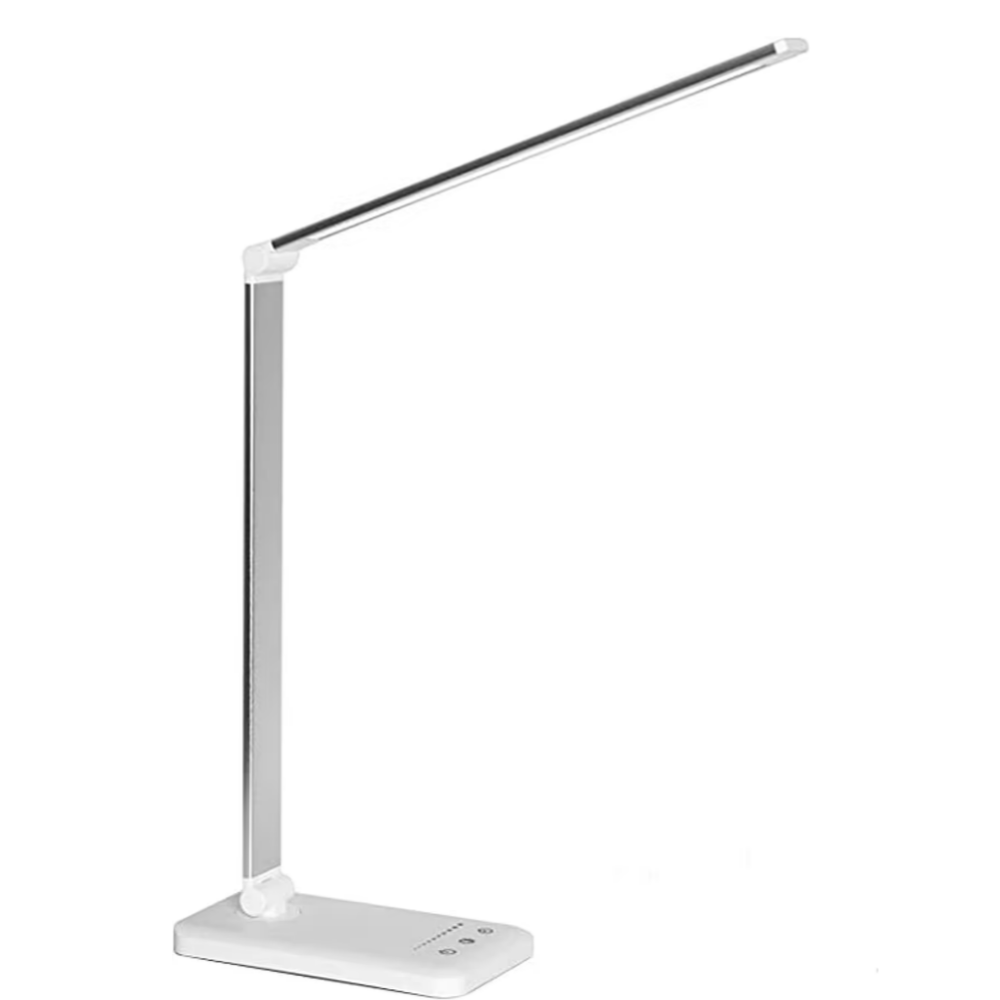 Moderne LED Tischleuchte mit USB-Anschluss und Dimmfunktion für Schreibtisch und Nachttisch 3