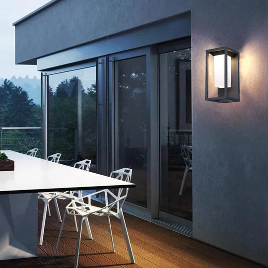 Moderne LED Wandleuchte Außen für Garten und Terrasse 1