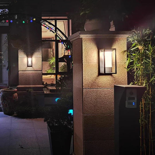 Moderne LED Wandleuchte Außen für Garten und Terrasse 2