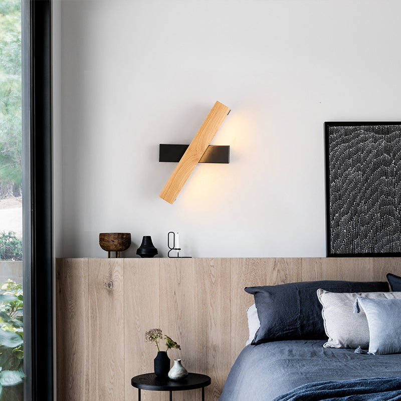 Moderne LED Wandleuchte Innen für Schlafzimmer und Leseecken, Schlankes Design mit Drehbarer Lichtfunktion 1