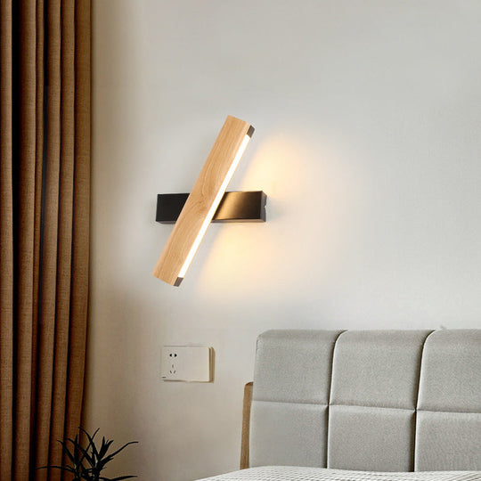 Moderne LED Wandleuchte Innen für Schlafzimmer und Leseecken, Schlankes Design mit Drehbarer Lichtfunktion 2