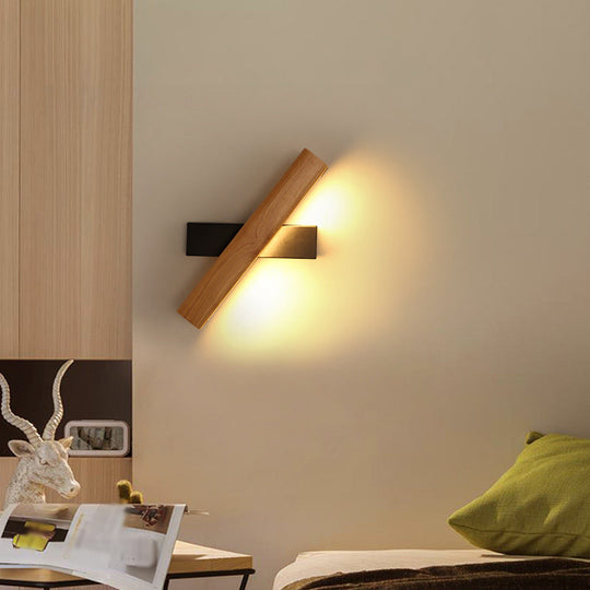 Moderne LED Wandleuchte Innen für Schlafzimmer und Leseecken, Schlankes Design mit Drehbarer Lichtfunktion 5