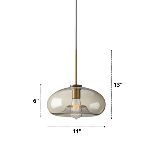 Moderne Pendelleuchte aus Glas für stilvolle Räume 13