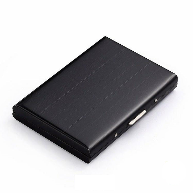 Moderne RFID-Kartenetui für Männer und Frauen mit Bajonettverschluss und Platz für 6 Karten 0