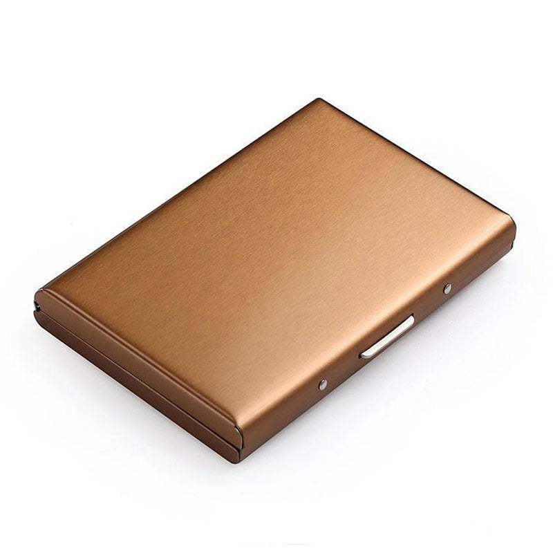 Moderne RFID-Kartenetui für Männer und Frauen mit Bajonettverschluss und Platz für 6 Karten 12