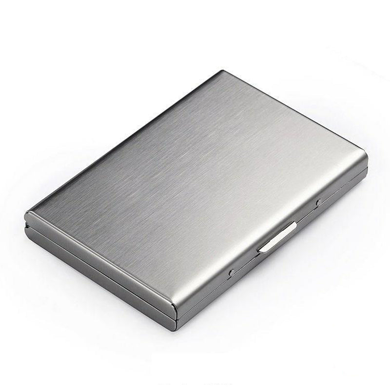 Moderne RFID-Kartenetui für Männer und Frauen mit Bajonettverschluss und Platz für 6 Karten 9