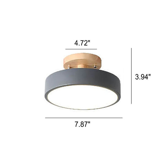 Moderne Runde LED-Deckenleuchte für Wohnräume 11
