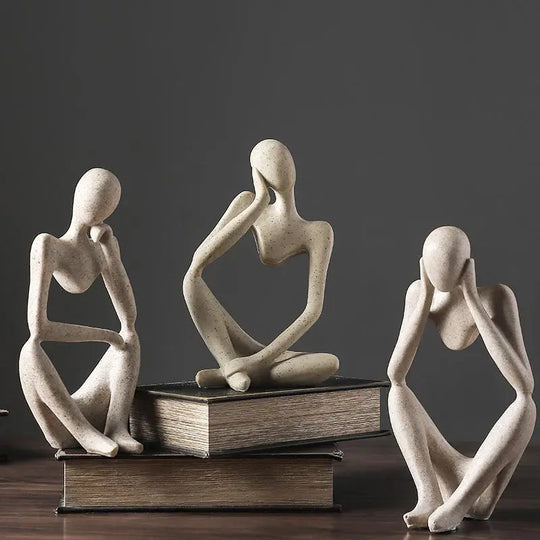 Moderne Skulptur Frau Figur für Büro und Zuhause 5