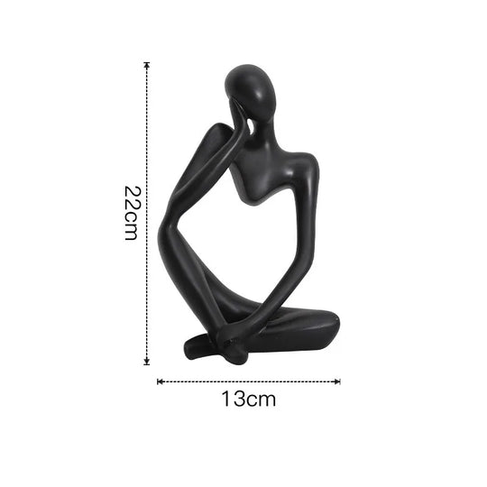 Moderne Skulptur Frau Figur für Büro und Zuhause 8