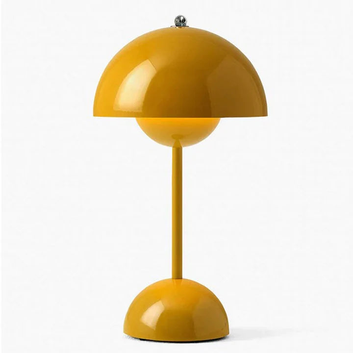 Moderne Tischlampe im Nordischen Stil mit Pilzform und 3 Helligkeitsstufen für Wohnzimmer und Nachttisch 4