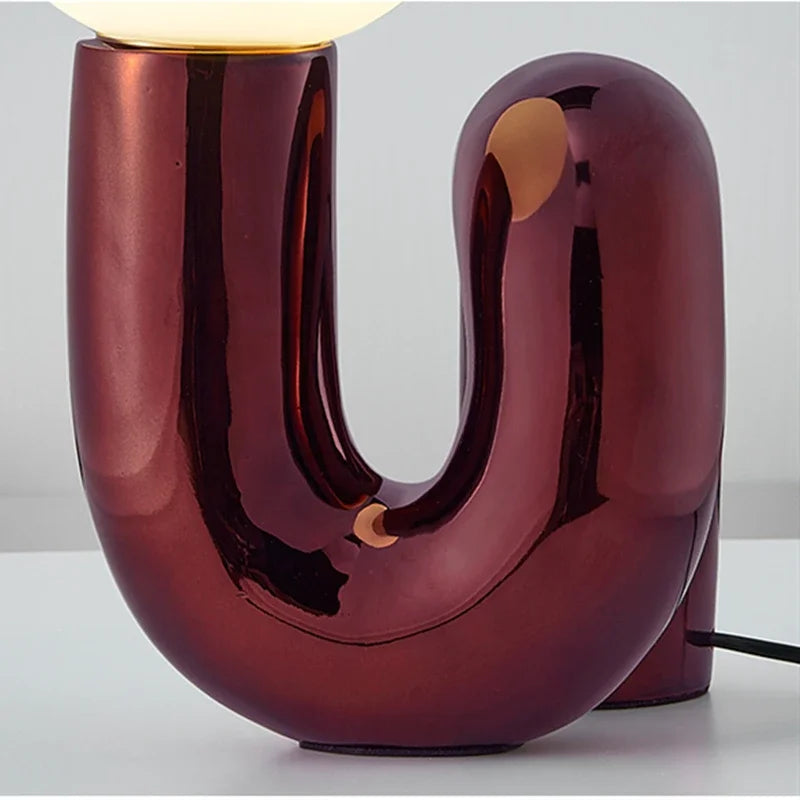 Moderne Tischleuchte Glaskugel Minimalistisch für Wohnzimmer und Schlafzimmer 3