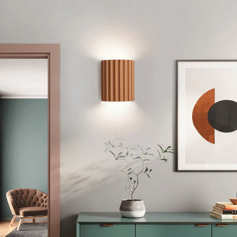 Moderne Wandlampe Kunstharz Design 1