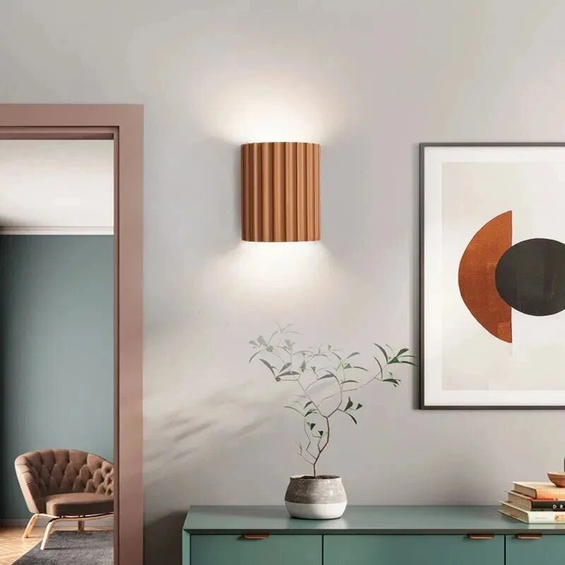 Moderne Wandlampe Kunstharz Design 7
