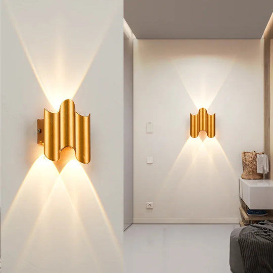 Moderne Wandleuchte Innen LED Minimalistisch für Wohnzimmer und Büro 0