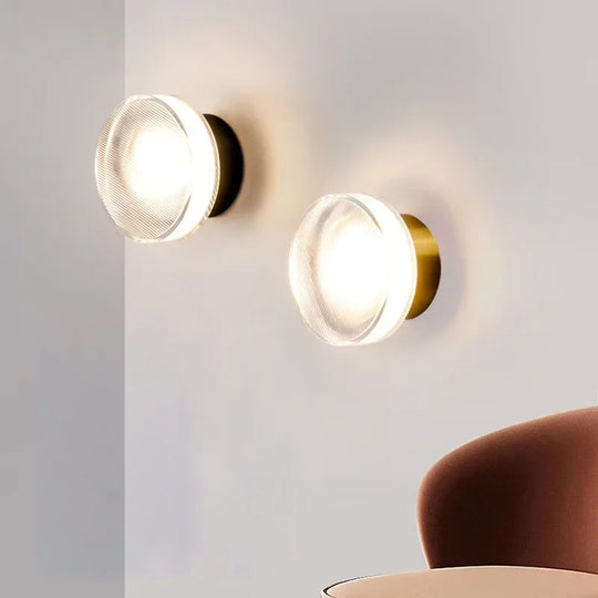 Moderne Wandleuchte Rund LED für stilvolles Interieur innen 3