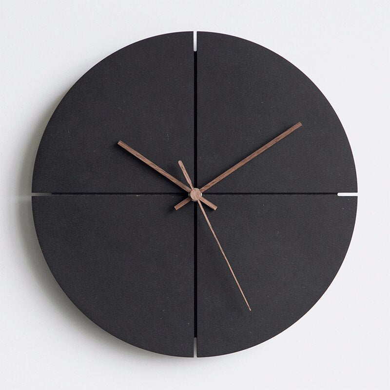 Moderne Wanduhr Minimalistisch für Zuhause und Büro, Rund oder Quadratisch, 28 cm 0