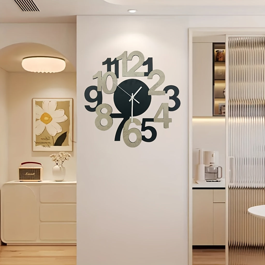 Moderne Wanduhr für Männer und Frauen – Asymmetrisches Design 6