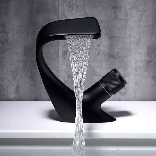Moderne Waschtischarmatur Wasserfall-Design für stilvolle Badezimmer Armaturen Bad 0