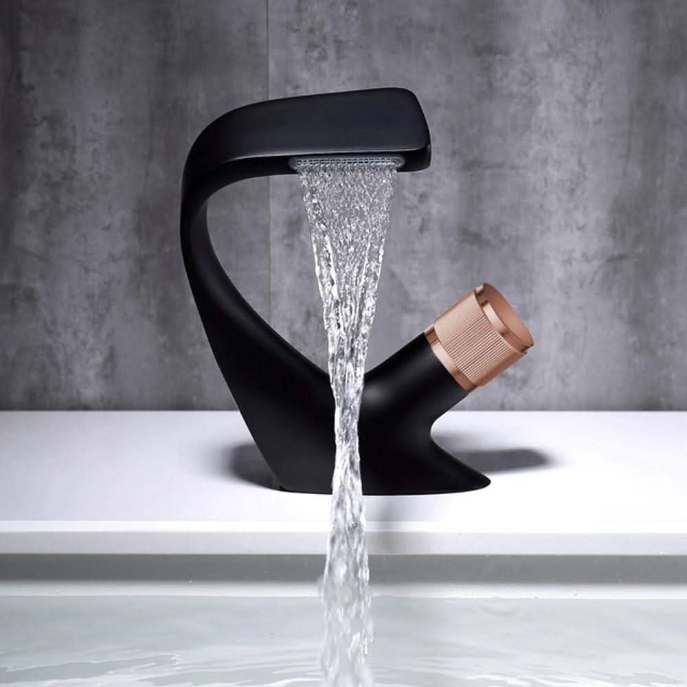 Moderne Waschtischarmatur Wasserfall-Design für stilvolle Badezimmer Armaturen Bad 2