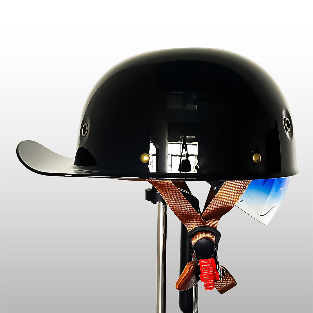 Motorradhelm im Baseball-Cap Look für Herren 14