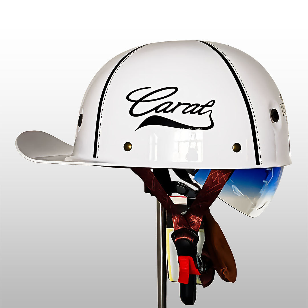 Motorradhelm im Baseball-Cap Look für Herren 16