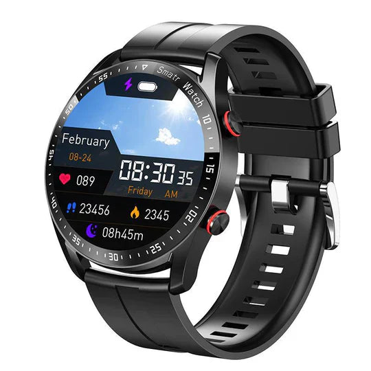 Multifunktionale Smartwatch für Gesundheit und Fitness mit Herzfrequenzüberwachung und Blutzuckermessung 0