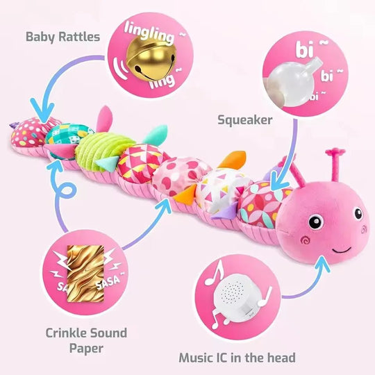 Musikalische Raupe für Babys zur sensorischen Entwicklung 4