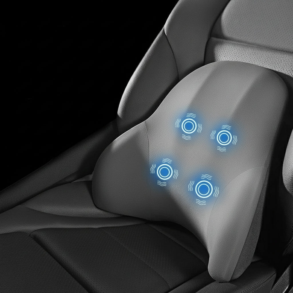 Nackenstützkissen mit Sanfter Vibration für Auto und Büro, Anpassungsfähiges Nackenkissen für Optimalen Komfort 7