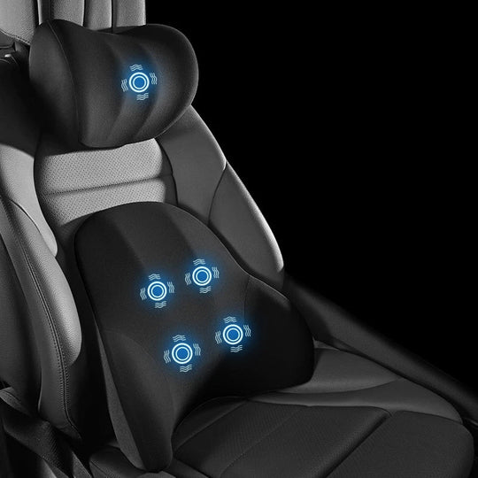 Nackenstützkissen mit Sanfter Vibration für Auto und Büro, Anpassungsfähiges Nackenkissen für Optimalen Komfort 9