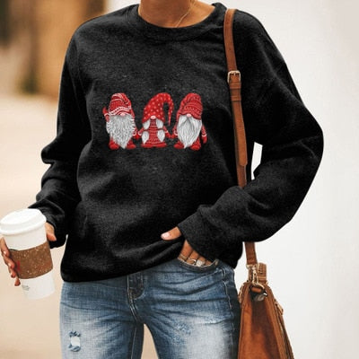 Niedlicher Weihnachtsmann Grafik Pullover