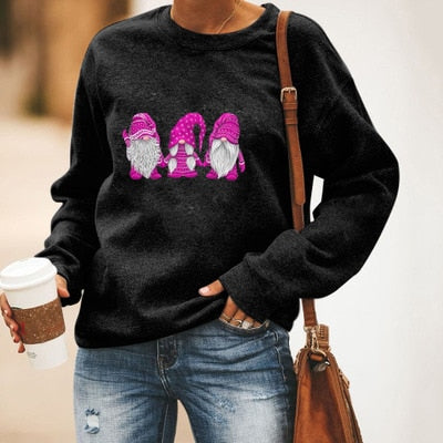 Niedlicher Weihnachtsmann Grafik Pullover