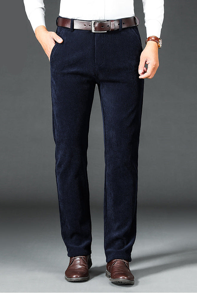 Herren Corduroy Hose Fleece-Futter Baumwoll-Cordura für Kaltes Wetter