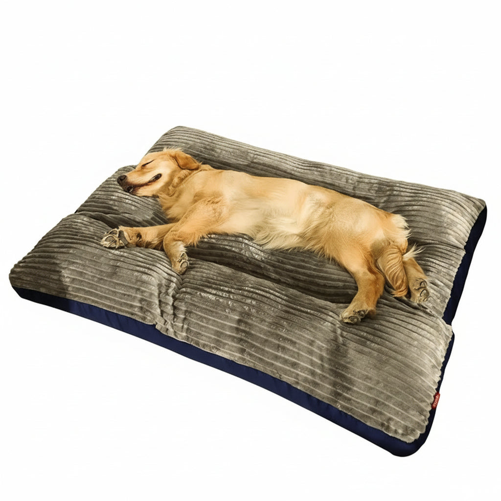 Orthopädisches Hundebett für Winterkomfort mit Gelenkunterstützung und flauschigem Design 0