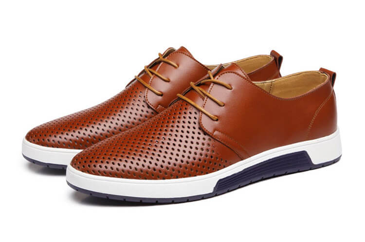 Oxford Leder Freizeitschuhe
