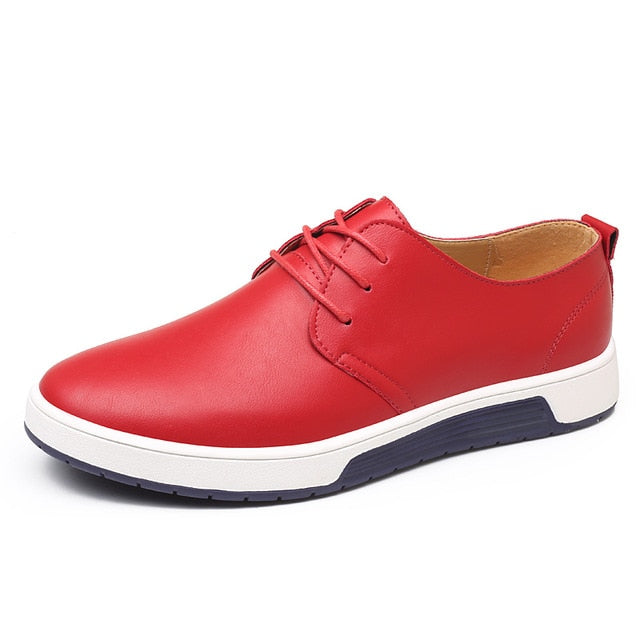 Oxford Leder Freizeitschuhe