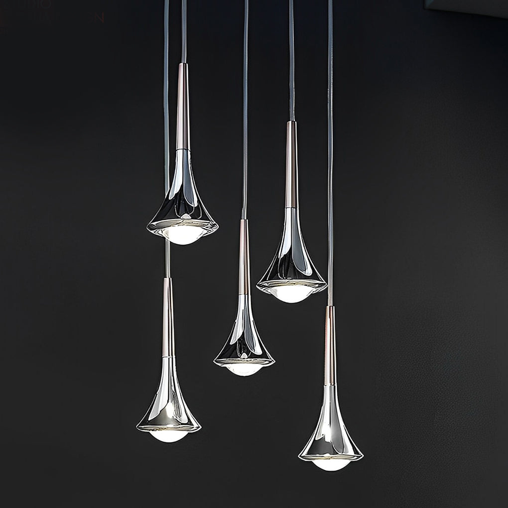 Pendelleuchte Wassertropfenform für Esszimmer und Wohnzimmer Hängelampe Moderne Hängeleuchte 3