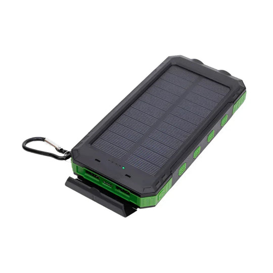 Powerbank 20000mAh Solar Mit Taschenlampe Für Unterwegs 0