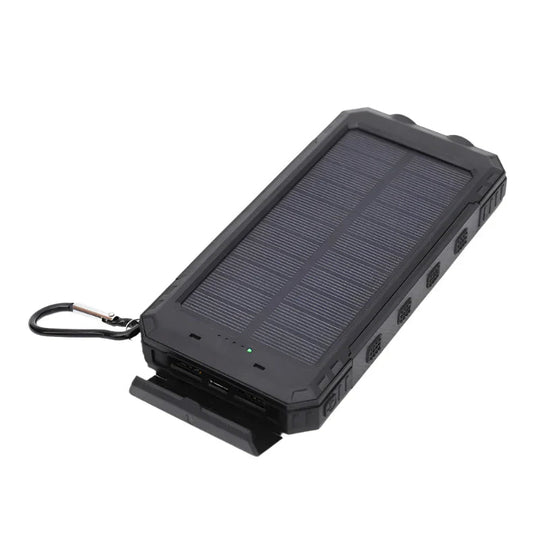 Powerbank 20000mAh Solar Mit Taschenlampe Für Unterwegs 1